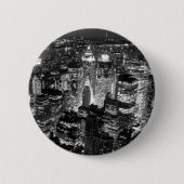 Badge Rond 5 Cm Manhattan New York (Devant)
