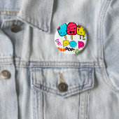 Badge Rond 5 Cm Manie de bruit (En situation)