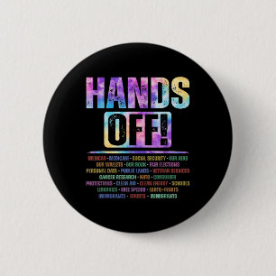 Badge Rond 5 Cm Manifestation De Sécurité Sociale Et Medicare Pro