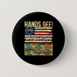 Badge Rond 5 Cm Manifestation De Sécurité Sociale Et Medicare Pro