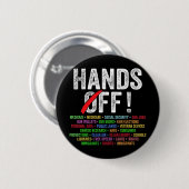 Badge Rond 5 Cm Manifestation De Sécurité Sociale Et Medicare Pro (Devant & derrière)