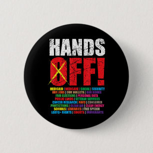 Badge Rond 5 Cm Manifestation militante de 2025