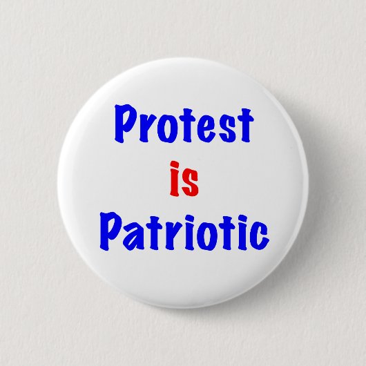 Badge Rond 5 Cm Manifestation patriotique (Devant)