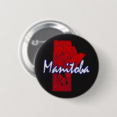Badge Rond 5 Cm Manitoba (Devant & derrière)