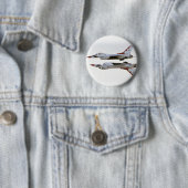 Badge Rond 5 Cm Manoeuvre Thunderbirds - Miroir (En situation)