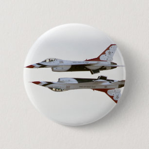 Badge Rond 5 Cm Manoeuvre Thunderbirds - Miroir