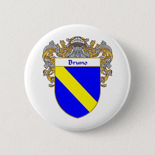 Badge Rond 5 Cm Manteau de Bruno des bras (enveloppés) (Devant)