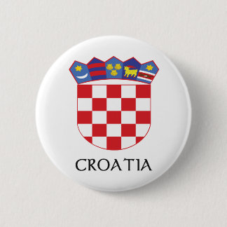 Badge Rond 5 Cm Manteau de la Croatie des bras