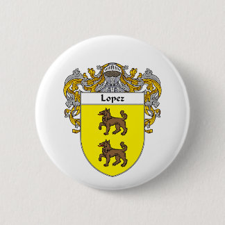Badge Rond 5 Cm Manteau de Lopez des bras (enveloppés)
