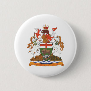 Badge Rond 5 Cm Manteau de Manitoba des bras