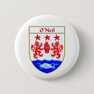Badge Rond 5 Cm Manteau d'O'Neil des bras/de crête de famille