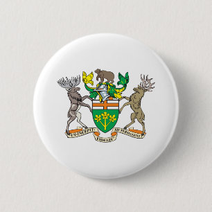Badge Rond 5 Cm Manteau d'Ontario des bras