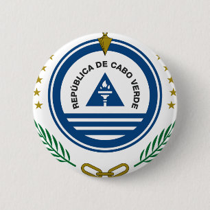 Badge Rond 5 Cm Manteau du Cap Vert des bras