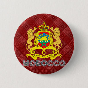 Badge Rond 5 Cm Manteau du Maroc des bras