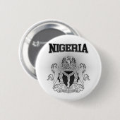 Badge Rond 5 Cm Manteau du Nigéria des bras (Devant & derrière)