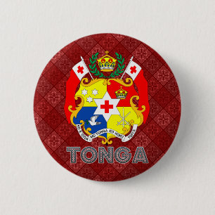 Badge Rond 5 Cm Manteau du Tonga des bras