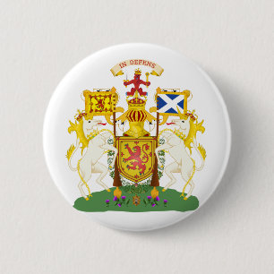 Badge Rond 5 Cm Manteau officiel de l'Ecosse de symbole