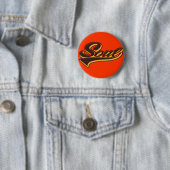 Badge Rond 5 Cm Manuscrit d'âme (En situation)