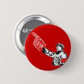 Badge Rond 5 Cm Mao - le communisme est #1 (Devant & derrière)