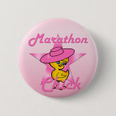 Badge Rond 5 Cm Marathon Chick #8 (Devant)