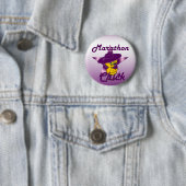 Badge Rond 5 Cm Marathon Chick #9 (En situation)