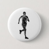 Badge Rond 5 Cm Marathonien (Devant)