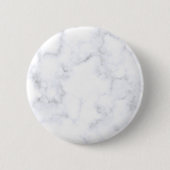 Badge Rond 5 Cm Marbre Blanc Moderne (Devant)