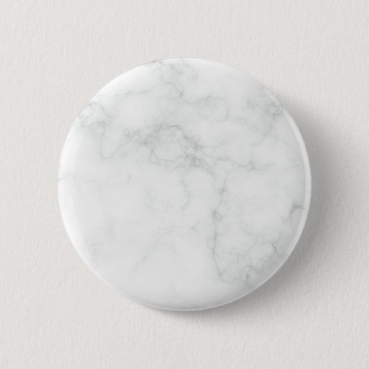 Badge Rond 5 Cm Marbre Blanc Moderne (Devant)