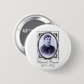 Badge Rond 5 Cm Marcel Proust (Devant & derrière)