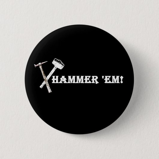 Badge Rond 5 Cm Marche-les ! Bouton funky (Devant)