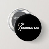 Badge Rond 5 Cm Marche-les ! Bouton funky (Devant & derrière)
