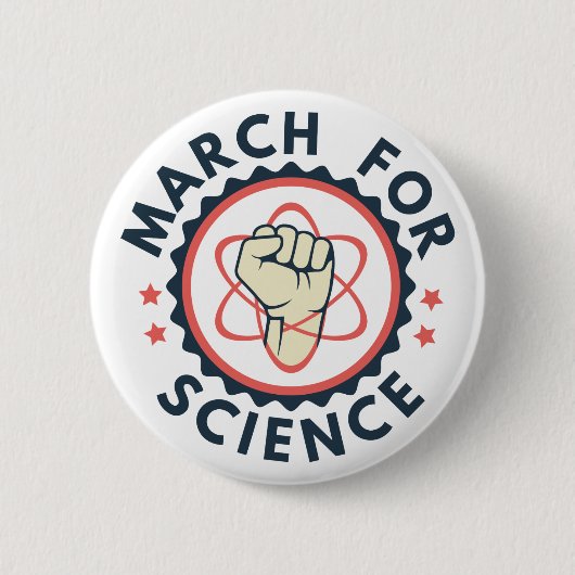 Badge Rond 5 Cm Marche pour la science (Devant)