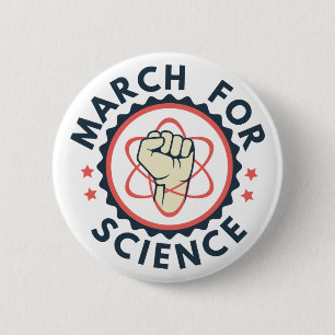 Badge Rond 5 Cm Marche pour la science