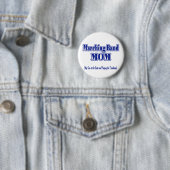 Badge Rond 5 Cm Marching Band Maman/ Trombone (En situation)