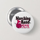 Badge Rond 5 Cm Marching Band Mom/ French Horn (Devant & derrière)