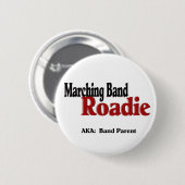 Badge Rond 5 Cm Marching Band Roadie (Devant & derrière)