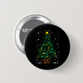 Badge Rond 5 Cm Marching Nd Instrument Family Matching Christmas T (Devant & derrière)
