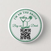 Badge Rond 5 Cm Marges et mariage Bachelorette Week-end (Devant)