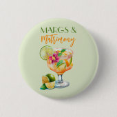 Badge Rond 5 Cm Margs et mariage Tequila & Fiesta Enterrement de v (Devant)