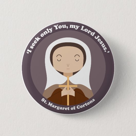 Badge Rond 5 Cm Marguerite de Cortone (Devant)