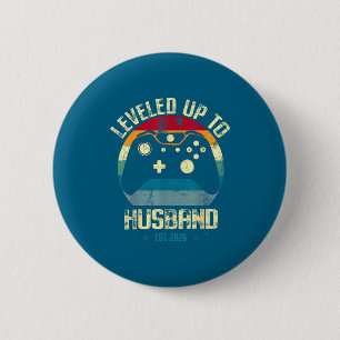 Badge Rond 5 Cm Mari Élevé 2026 Design de Nouvellement Marié