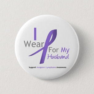 Badge Rond 5 Cm Mari violet de ruban d'usage de la