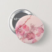 Badge Rond 5 Cm Mariage d'orchidée rose (Devant & derrière)