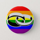 Badge Rond 5 Cm Mariage égalité Gay pride Button Pin<br><div class="desc">Montrez-vous soutenir l'égalité du mariage en portant fièrement les couleurs !</div>