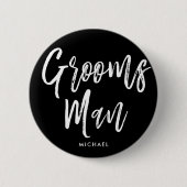 Badge Rond 5 Cm Mariage fait sur commande de style de manuscrit (Devant)