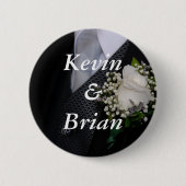 Badge Rond 5 Cm Mariage gai (Devant)