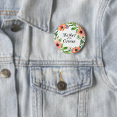 Badge Rond 5 Cm Mariage nuptiale de partie de Boho (En situation)