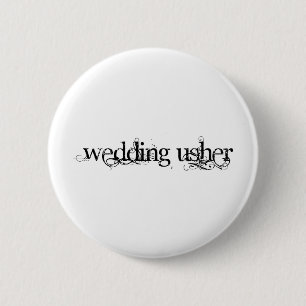 Badge Rond 5 Cm Mariage Usher