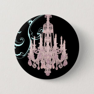 Badge Rond 5 Cm Mariage vintage Paris Tour Eiffel