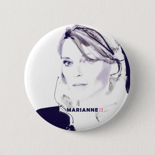 Badge Rond 5 Cm Marianne 2020 (Devant)